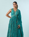 Mohey Women Green Enchantress Anarkali Suit