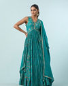 Mohey Women Green Enchantress Anarkali Suit