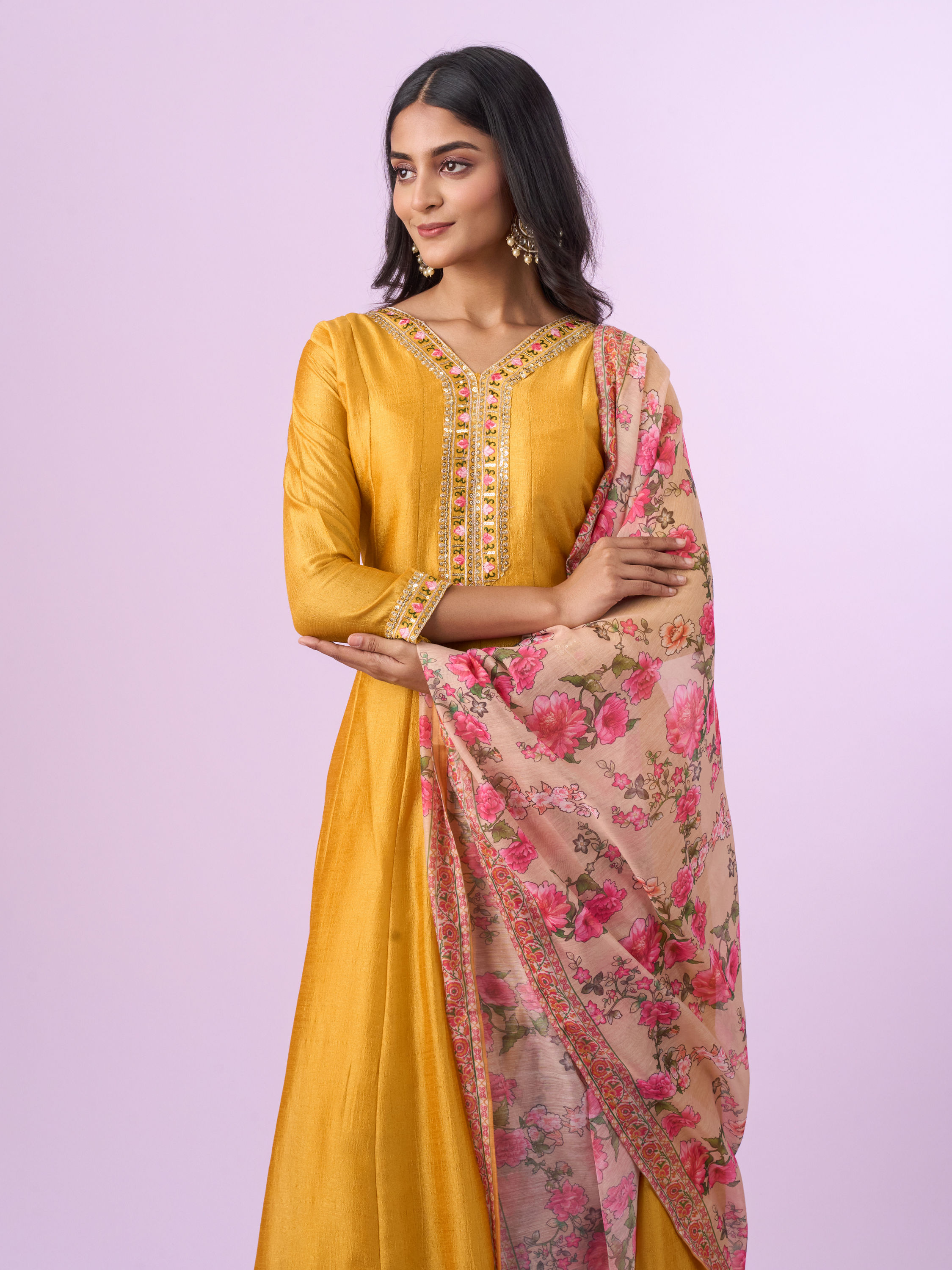 Mohey Women Sunny Elegance Anarkali Suit