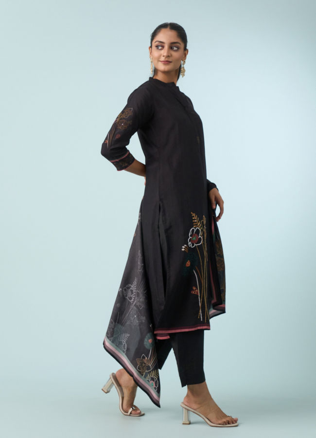 Mohey Women Elegant Black Straight Suits