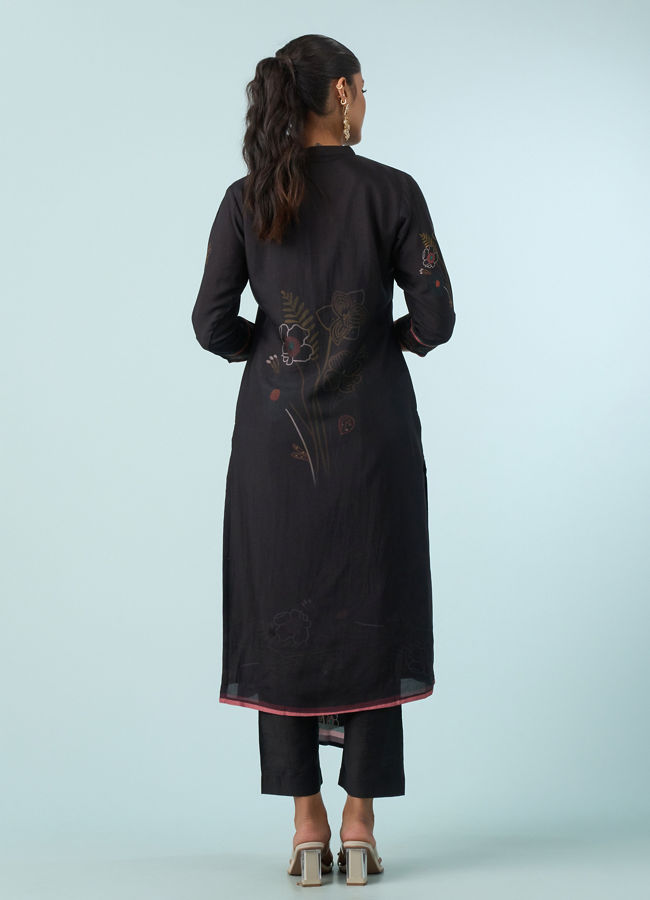 Mohey Women Elegant Black Straight Suits