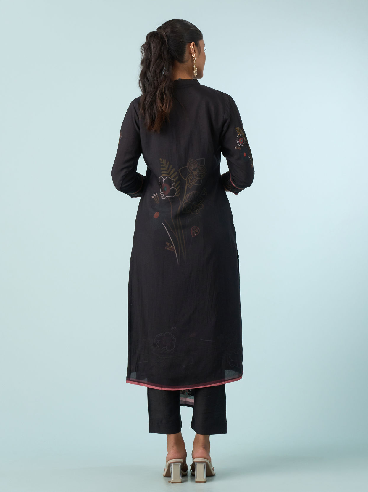Mohey Women Elegant Black Straight Suits