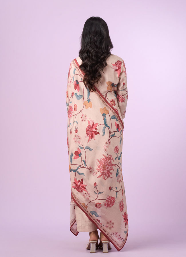 Mohey Women Sublime Beige Straight Suit