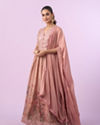 Mohey Women Elegant Pink Art Silk Anarkali