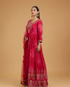 Mohey Women Pink Enchantress Anarkali Suit