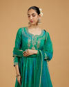 Mohey Women Emerald Elegance Anarkali Suit
