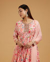 Mohey Women Pink Anarkali Dream Stitched Suit
