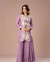 Stunning Purple Chinon Indo Western