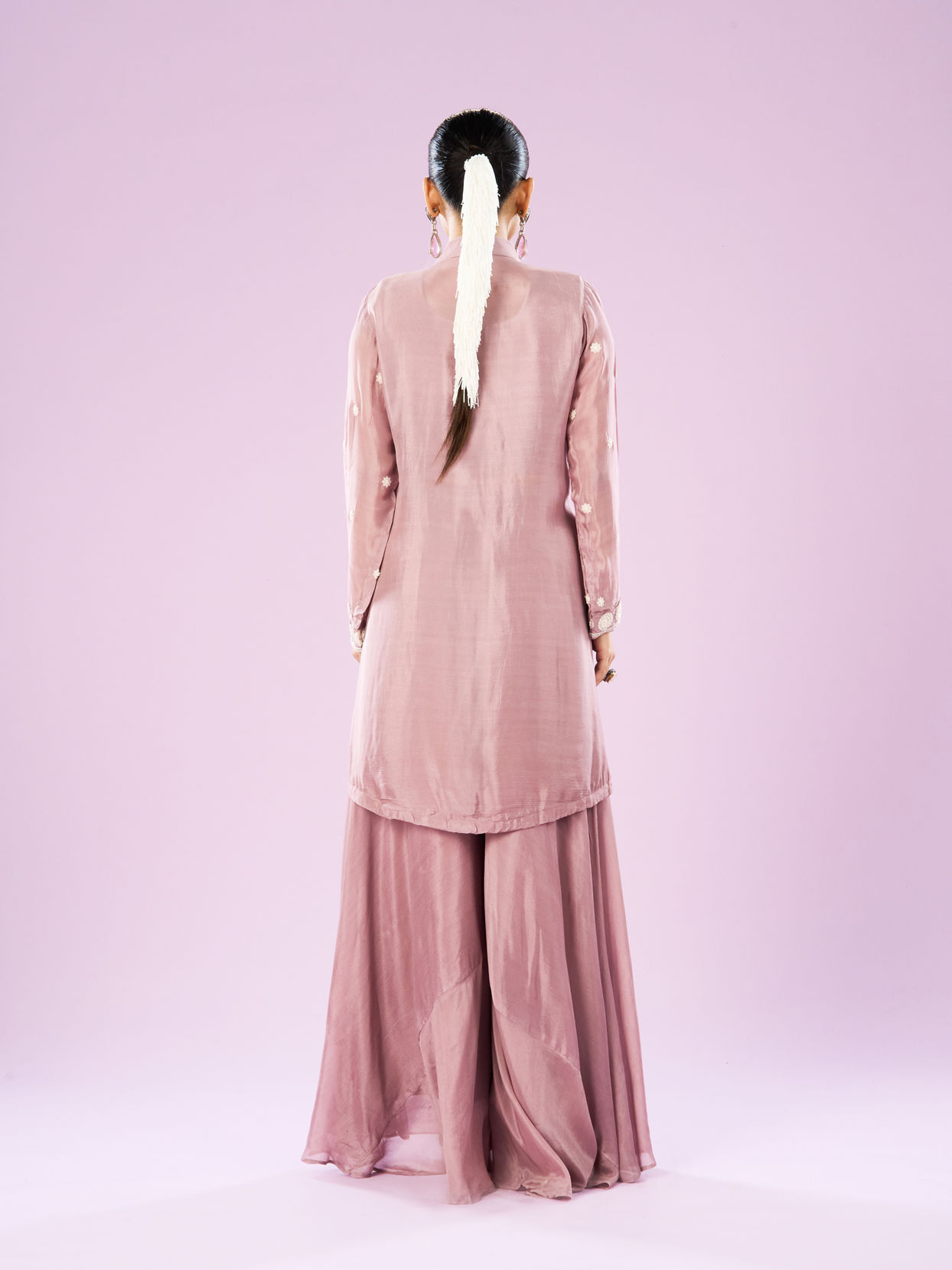 Mohey Women Dusty Pink Charm Indo Western