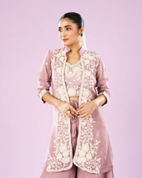 Mohey Women Dusty Pink Charm Indo Western