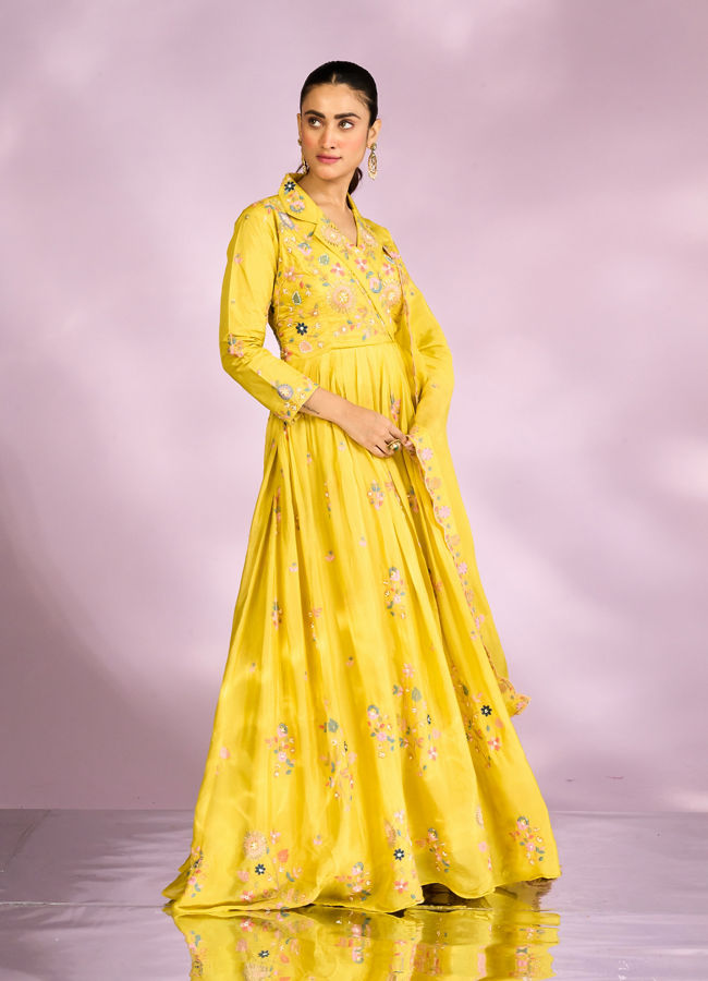 Mohey Women Sunlit Hues Anarkali Suit