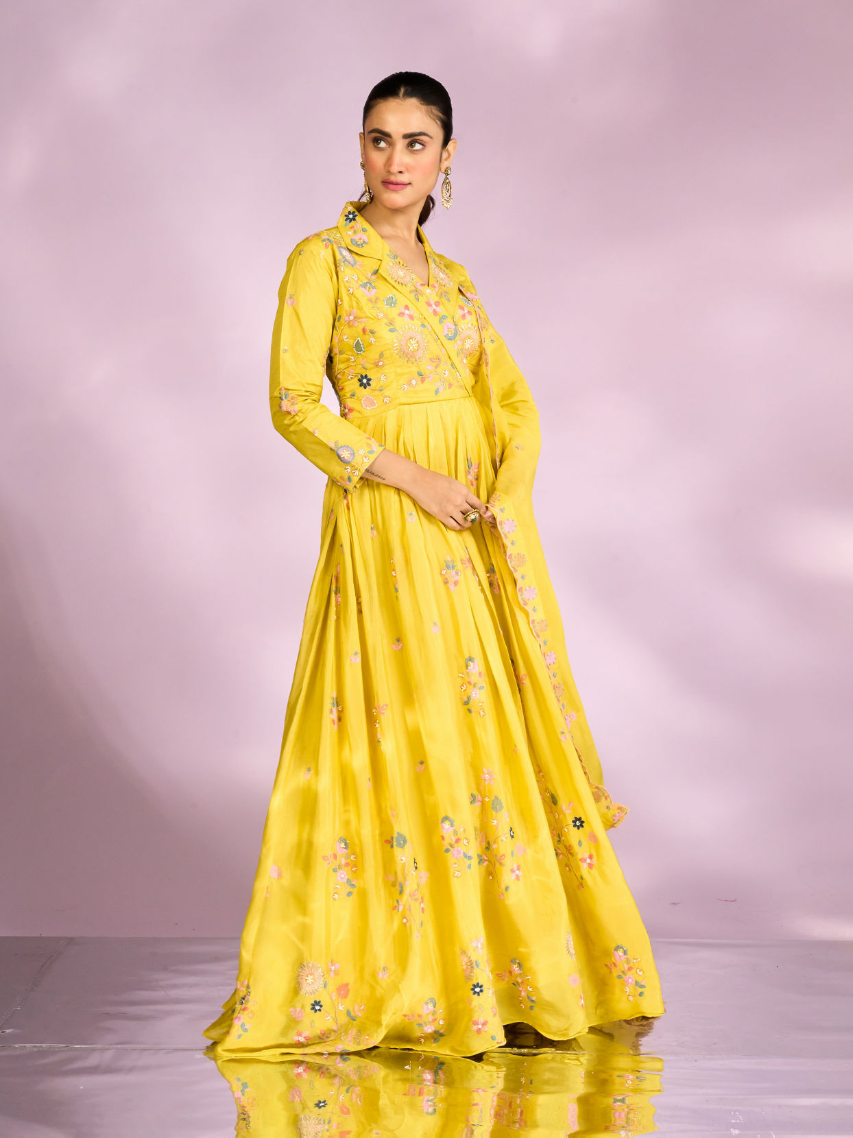 Mohey Women Sunlit Hues Anarkali Suit