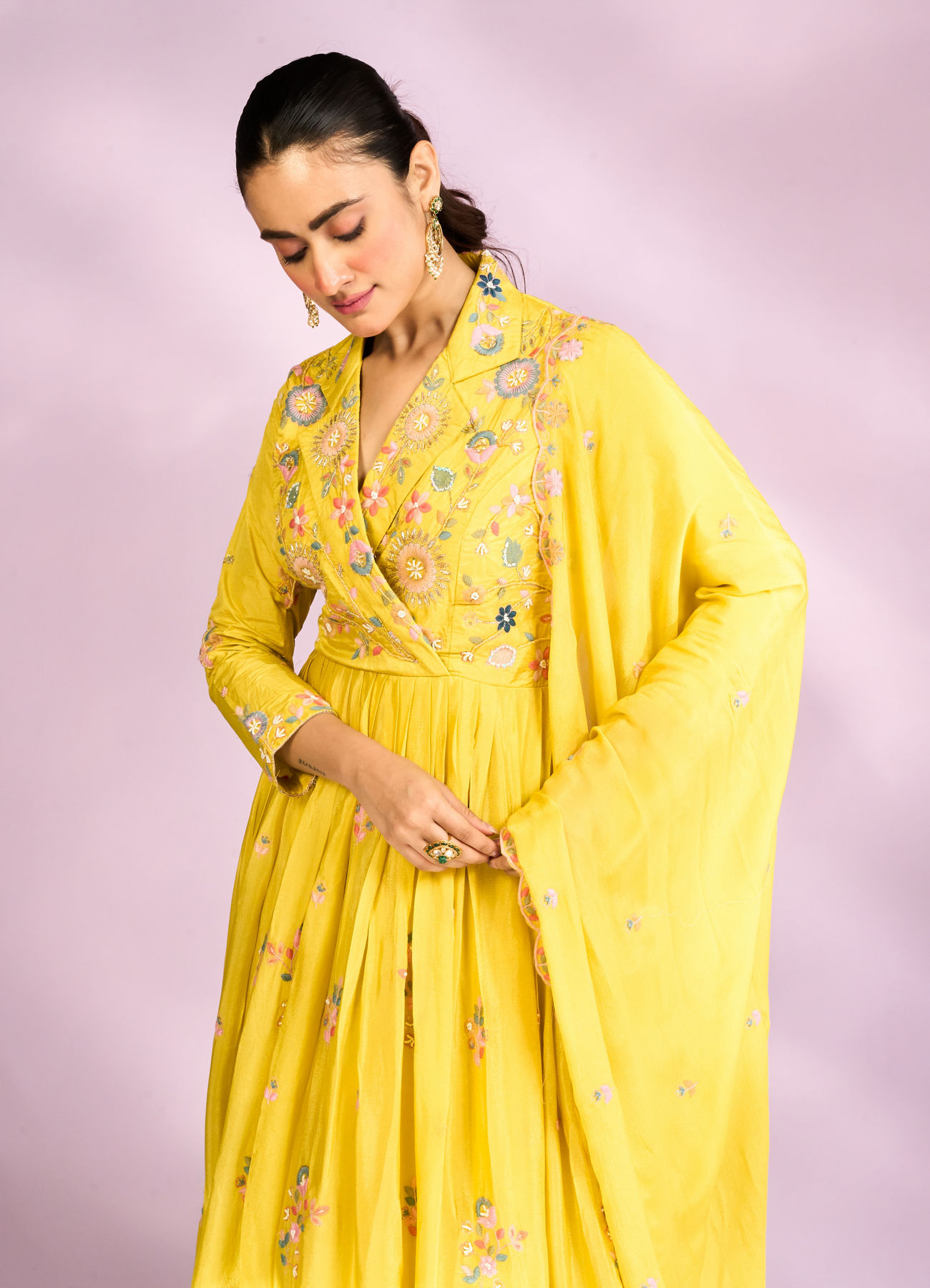 Mohey Women Sunlit Hues Anarkali Suit