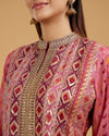 Mohey Women Elegance Embodied Wine Palazzo Suit