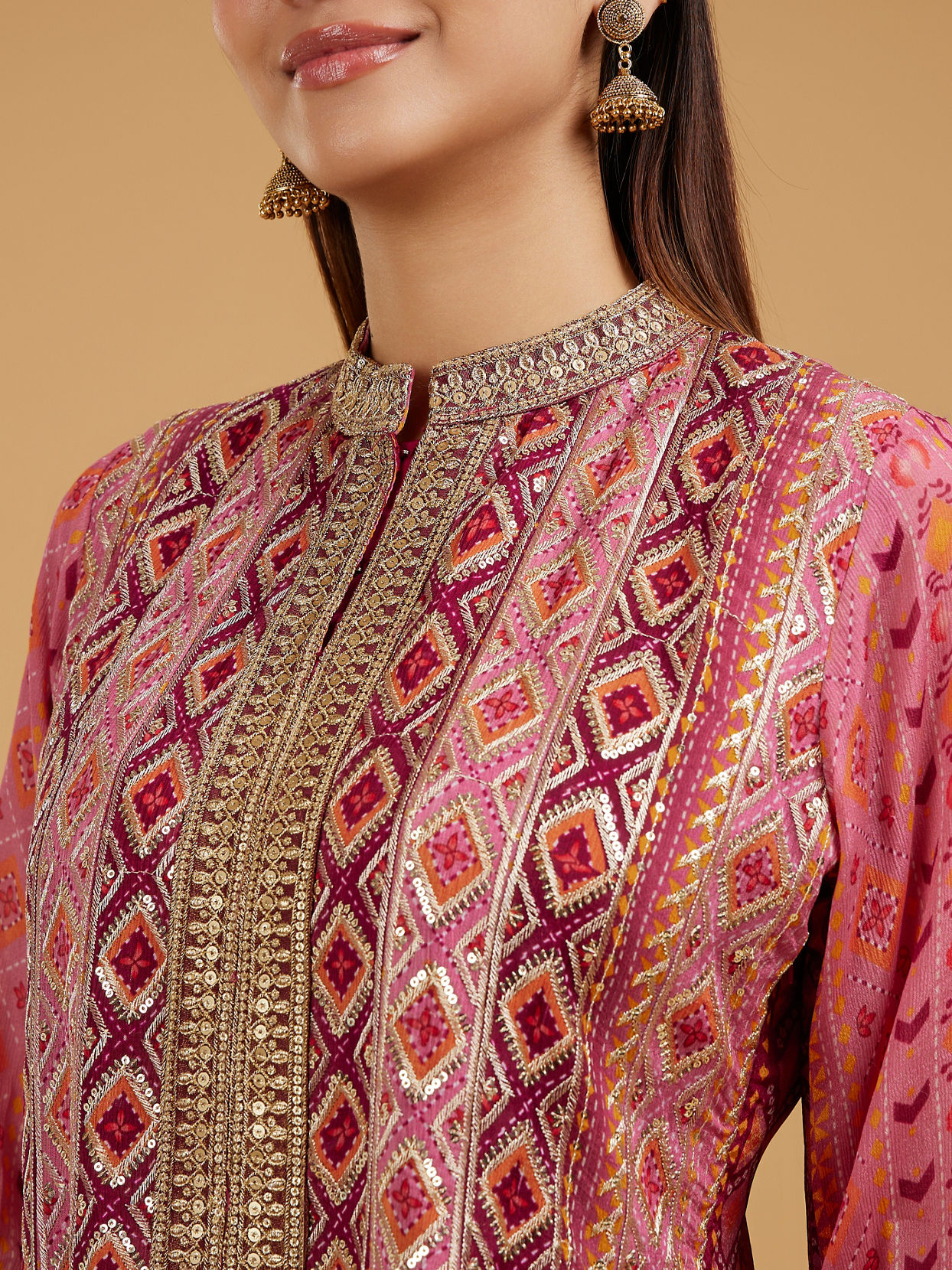 Mohey Women Elegance Embodied Wine Palazzo Suit