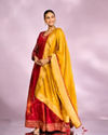 Mohey Women Royal Red Festal Anarkali Suit