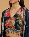 Mohey Women Indigo Blue Charm Indo Western