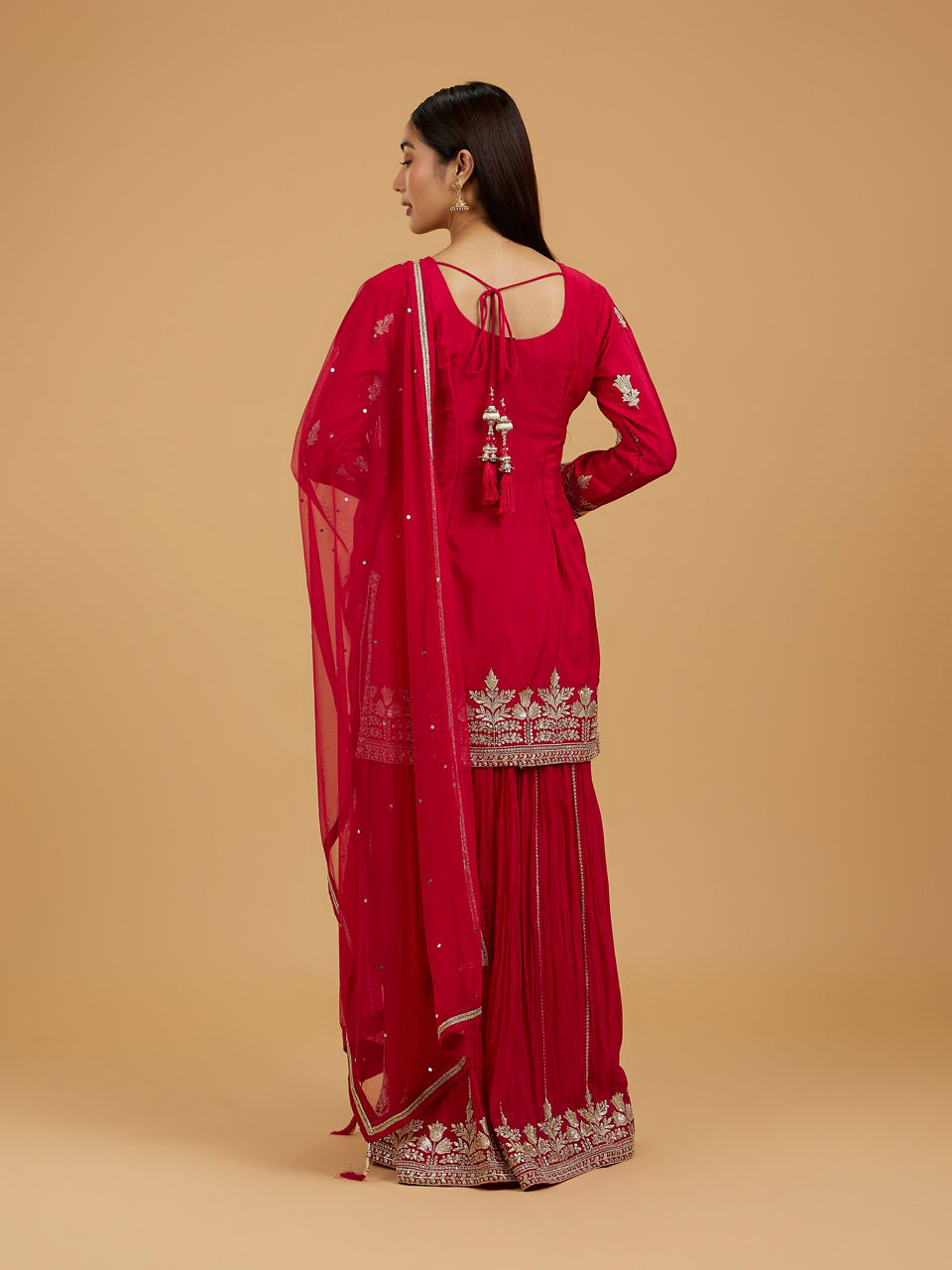 Mohey Women Rani Pink Elegance Palazzo Suit