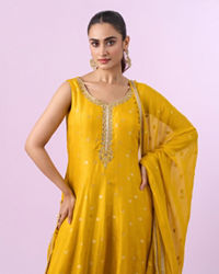 Mohey Women Radiant Yellow Anarkali Suit