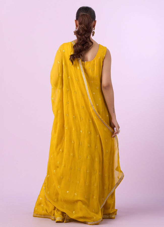 Mohey Women Radiant Yellow Anarkali Suit