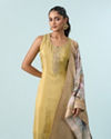 Mohey Women Delightful Green Stitched Suit