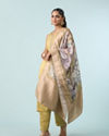 Mohey Women Delightful Green Stitched Suit