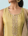 Mohey Women Delightful Green Stitched Suit