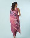 Mohey Women Dusty Pink Elegance Stitched Suit