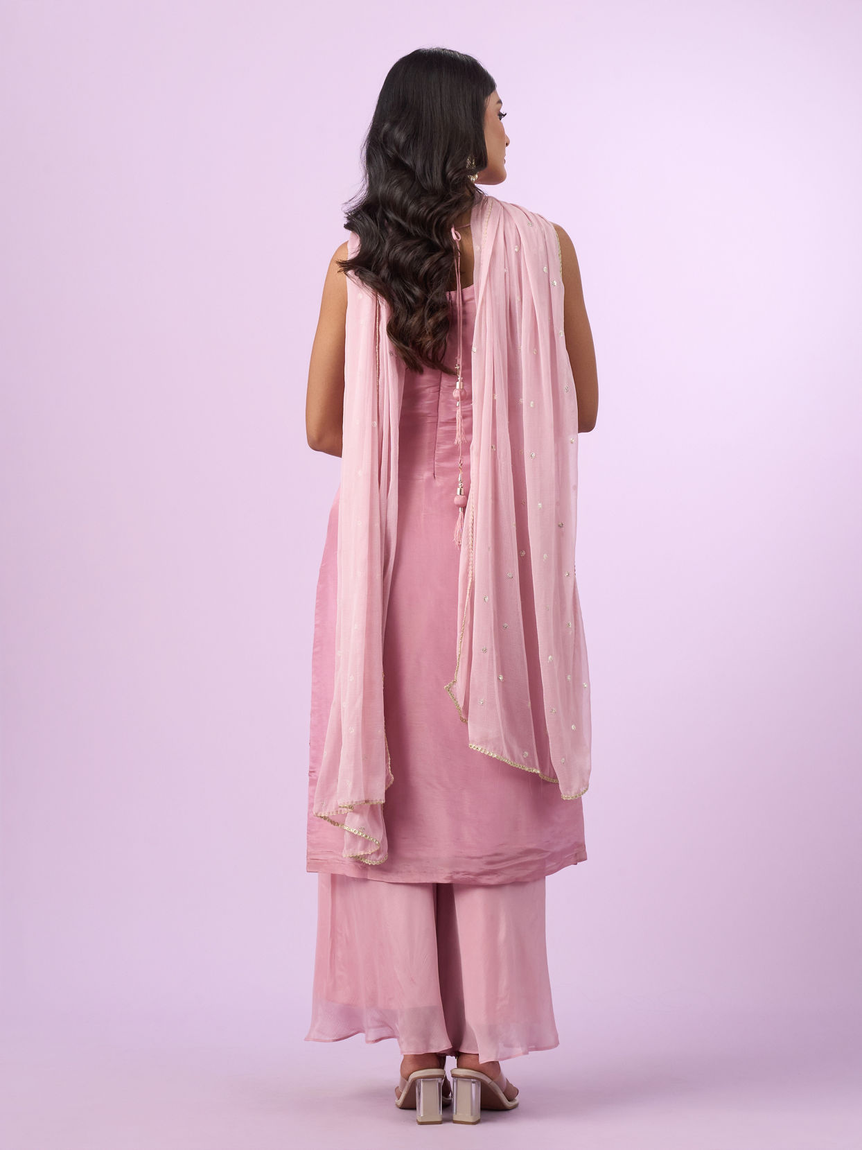 Mohey Women Purple Majesty Stitched Suit