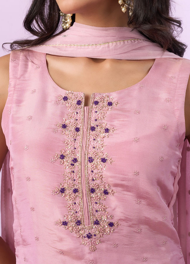 Mohey Women Purple Majesty Stitched Suit