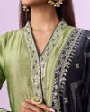 Mohey Women Pista Green Anarkali Suit