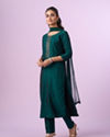 Mohey Women Verdant Green Straight Suit