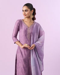 Mohey Women Purple Radiance Straight Suit