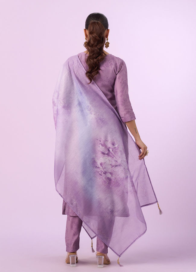 Mohey Women Purple Radiance Straight Suit