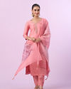 Mohey Women Pink Ensemble Straight Suit