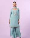 Mohey Women Ethereal Blue Palazzo Suit