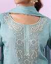Mohey Women Ethereal Blue Palazzo Suit