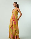Mohey Women Emerald Elegance Indo Western