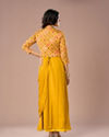 Mohey Women Radiant Mustard Yellow Indo Western