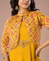 Mohey Women Radiant Mustard Yellow Indo Western