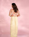 Mohey Women Cream Chic Chinon Indo Western