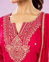 Mohey Women Elegant Rani Pink Sharara Suit