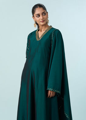 Mohey Women Emerald Glory Anarkali Suit