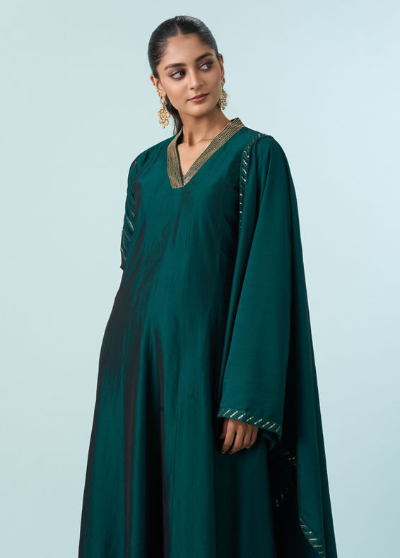 Mohey Women Emerald Glory Anarkali Suit