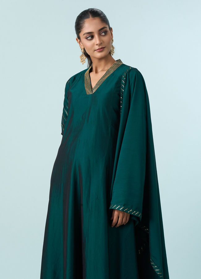 Mohey Women Emerald Glory Anarkali Suit