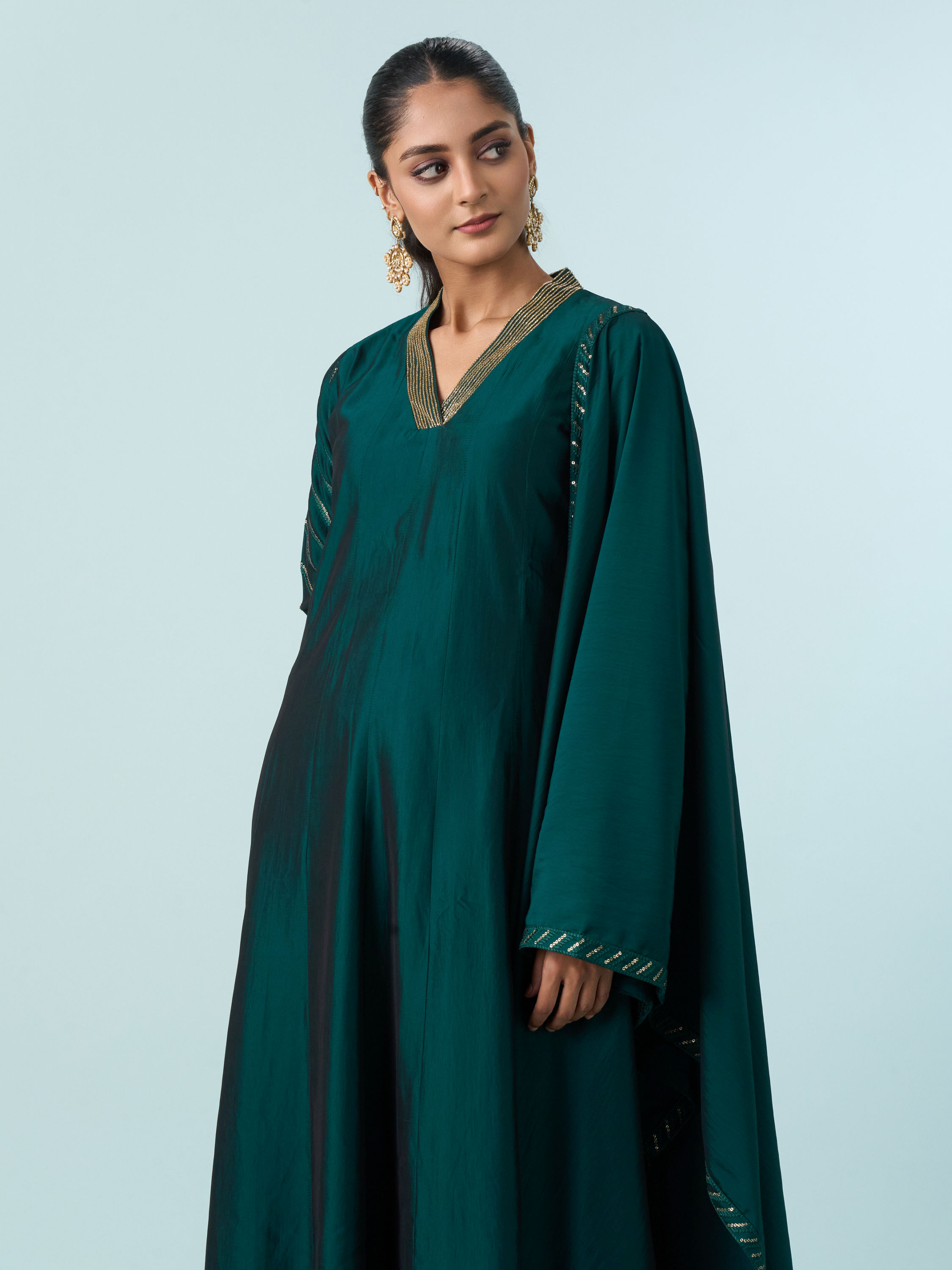 Mohey Women Emerald Glory Anarkali Suit
