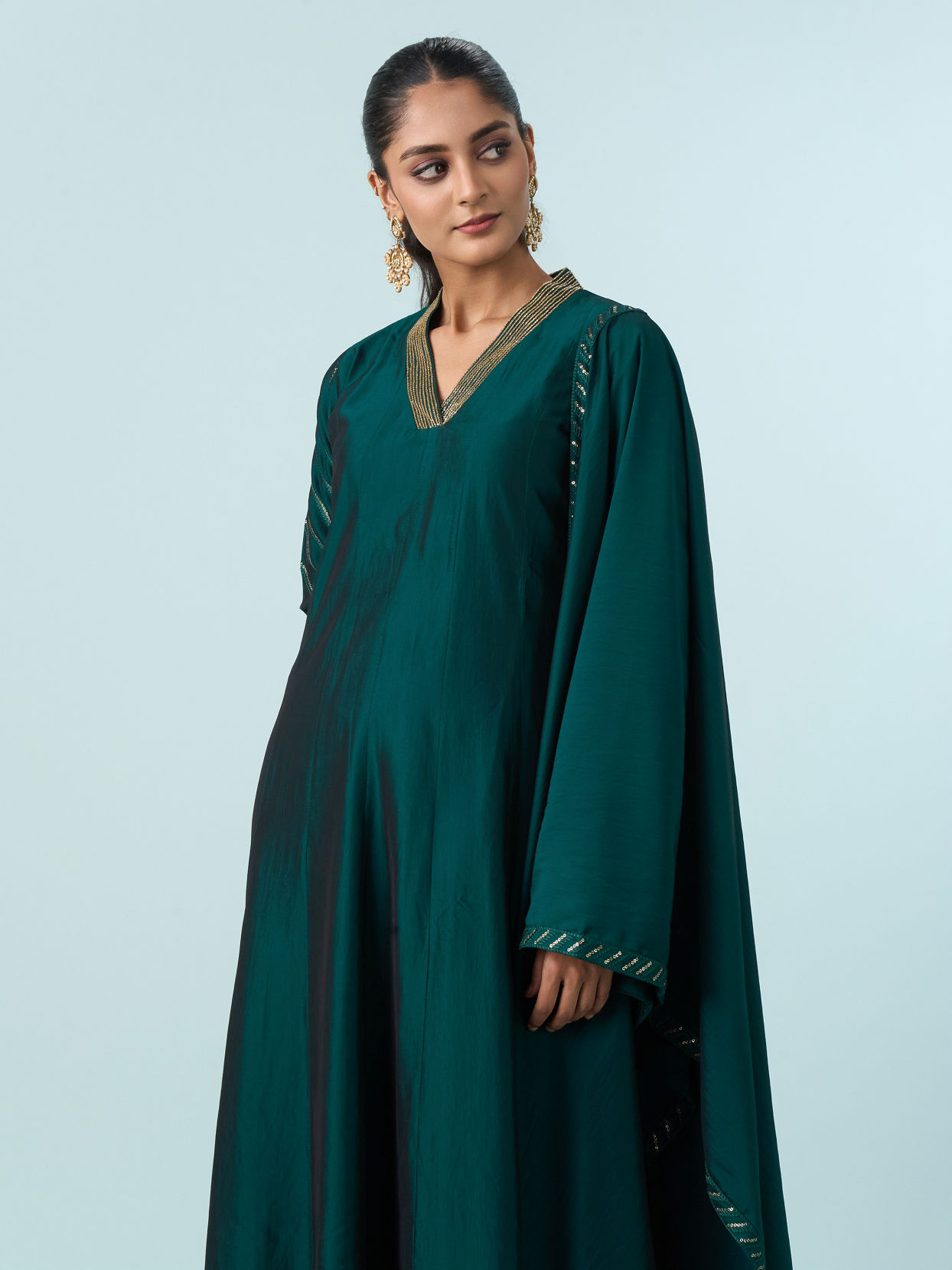 Mohey Women Emerald Glory Anarkali Suit