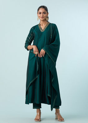 Mohey Women Emerald Glory Anarkali Suit