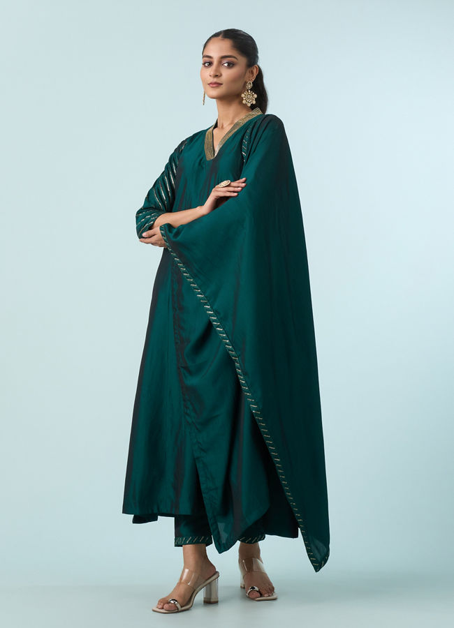 Mohey Women Emerald Glory Anarkali Suit