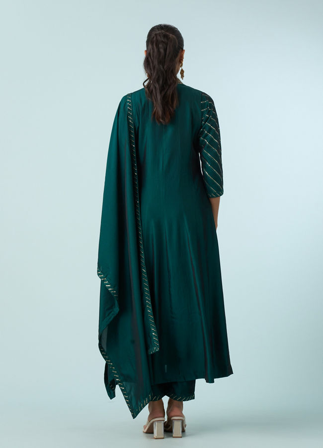 Mohey Women Emerald Glory Anarkali Suit